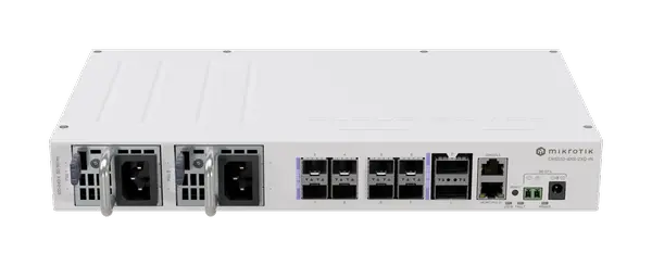 Комутатор Mikrotik CRS510-8XS-2XQ-IN 2x 100 Gigabit QSFP28 порта, 8x 25 Gigabit SFP28 порта