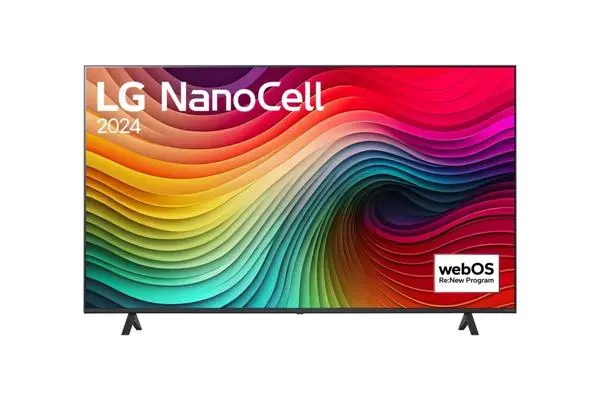 LG  65" 4K HDR Smart Nano Cell TV, 3840x2160, DVB-T2/C/S2, AI Alpha 5 Gen7, HDR 10 PRO, webOS 24, ThinQ AI - 65NANO81T3A