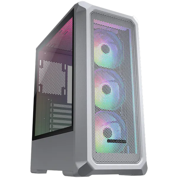 COUGAR Archon 2 Mesh RGB PC Case, Mid Tower, White - CGR-5CC5W-MESH-RGB