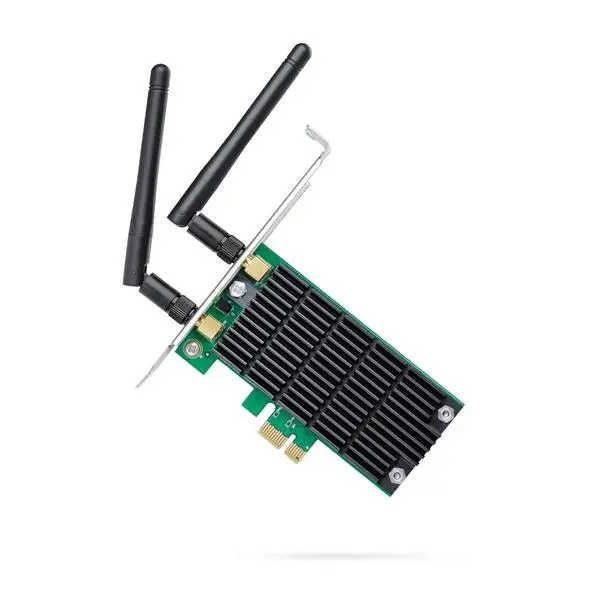 Безжичен адаптер TP-LINK Archer T4E, AC1200 dual band, PCI-EX, две външни антени - TP-TL-ARCHER-T4E