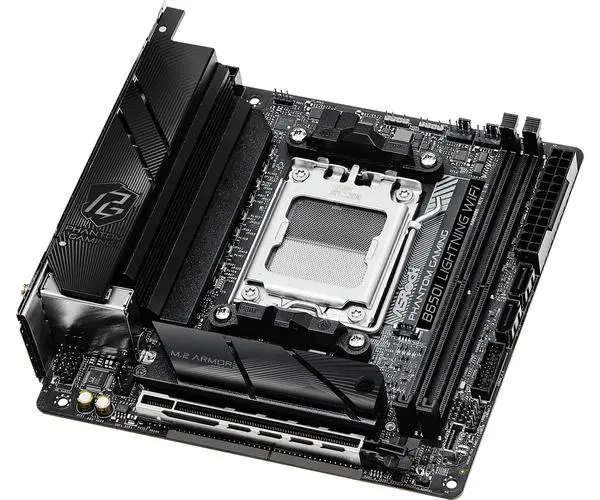 ASRock B650I Lightning WiFi AM5 mITX HDMI DDR5: Изключителна дънна платка за геймъри и ентусиасти
