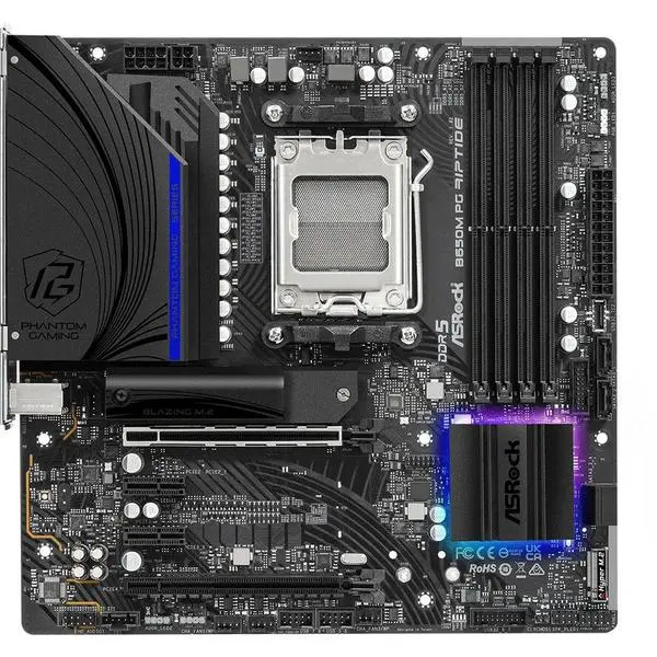 ASRock B650M PG Riptide AM5 mATX: Майка, която ще захранва вашите игри