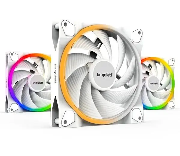 be quiet! комплект вентилатори Fan Pack 3-in-1 3 x 140mm - LIGHT WINGS White 140mm PWM high-speed Triple-Pack (BL103)