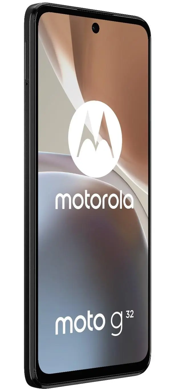 Motorola MOTO G32 (сив), поддържа 2 sim карти, 6.5" (16.51 cm)IPS 90Hz дисплей, осемядрен Snapdragon 680 2.4 GHz, 6GB RAM, 128GB Flash памет (+ microSD слот), 50.0 + 8.0 + 2.0 + 2.0 & 16.0 MPix камера, Android PAUU0024RO
