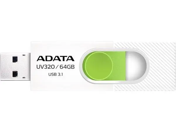 ADATA64GB USB UV320  WHITE