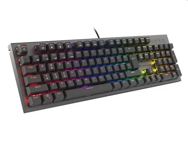 Моят опит с клавиатурата Genesis Mechanical Gaming Keyboard Thor 303 RGB Backlight Red Switch Hot Swap US Layout Black