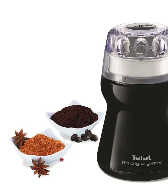 Tefal GT110838, Mini-Choppers, Coffee grinder, Black - GT110838