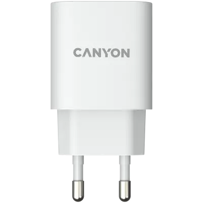 Canyon, PD 20W/QC3.0 18W WALL Charger with 1-USB A+ 1-USB-C, CNE-CHA20W04
