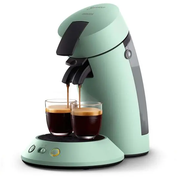 Кафемашина за дози Philips Senseo Original Plus (CSA210/80), 0.7 л. воден резервоар, зелена