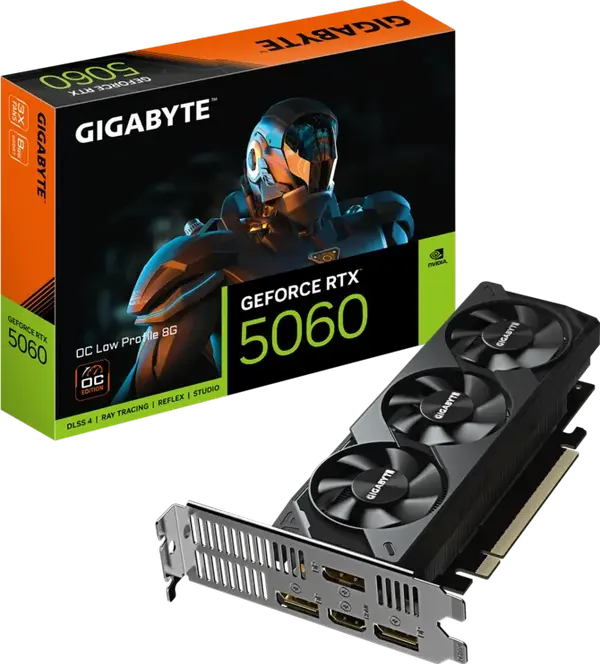 GIGABYTE NVIDIA RTX5060 HDMI DP 128B 8GB ACTIVE - N5060OC-8GL - (72485)
