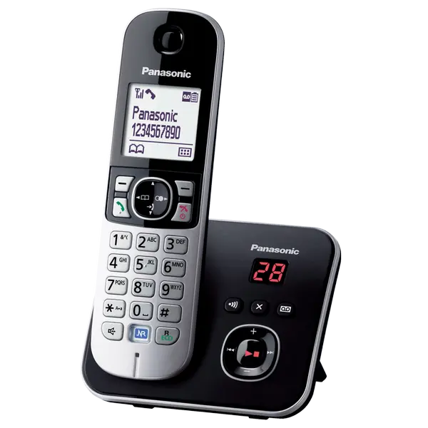 Безжичен DECT телефон Panasonic KX-TG 6821FXB