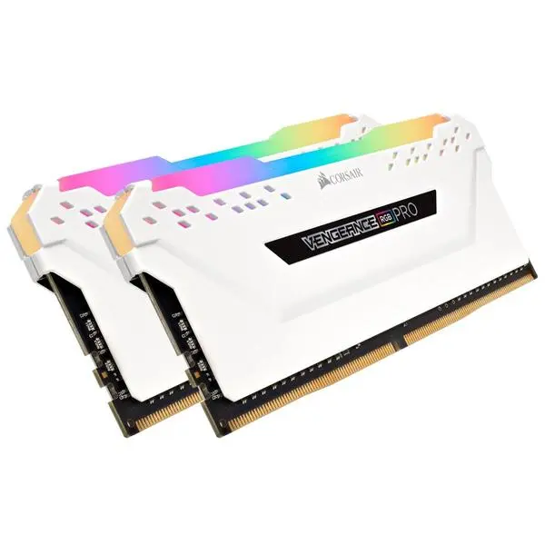 Corsair Vengeance PRO RGB White 16GB(2x8GB) DDR4 PC4-25600 3200MHz CL16 CMW16GX4M2C3200C16W
