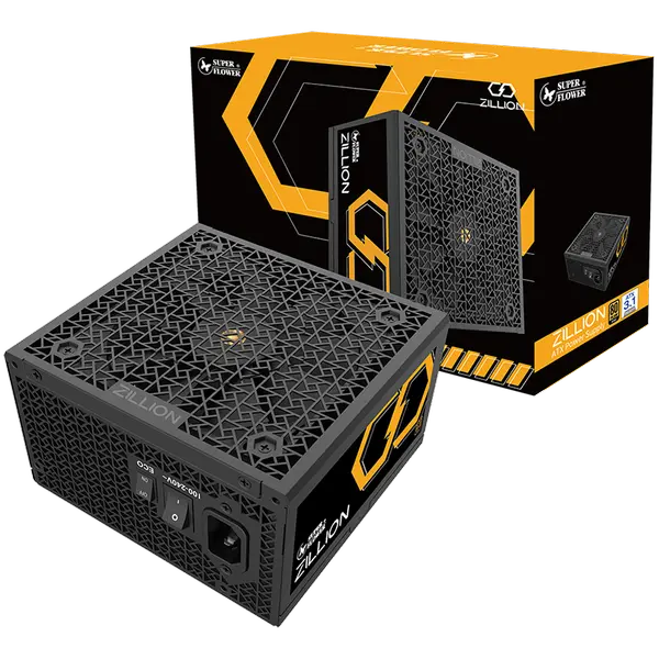 Захранване Super Flower Zillion FG Gold 1250W ATX 3.1, 80 Plus Gold, Fully Modular - SF-1250Z12FG