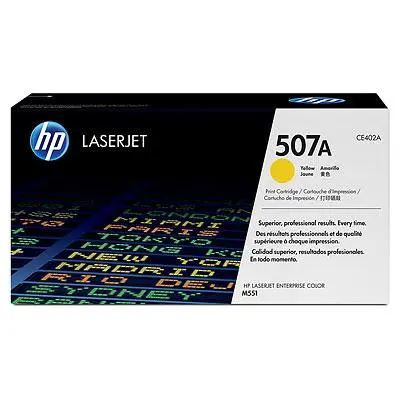 HP 507A Yellow LaserJet Toner Cartridge - CE402A