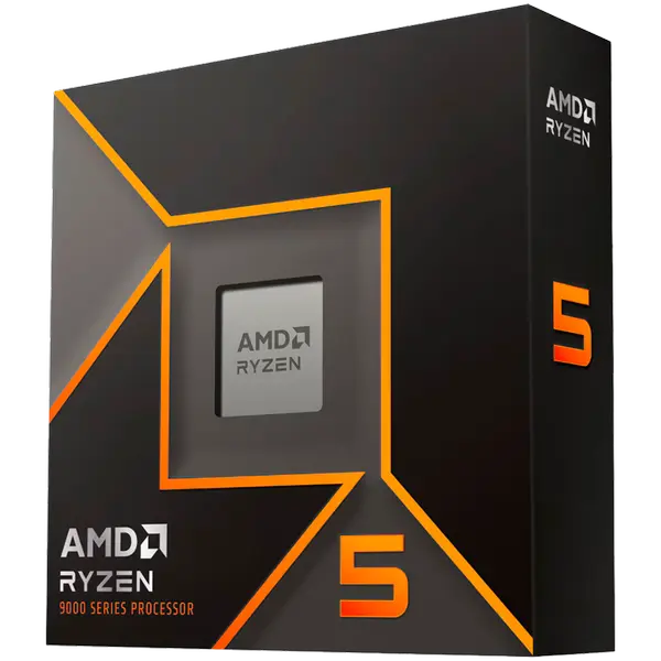 AMD CPU Desktop Ryzen 5 6/12T 9600X  (3.9GHz/5.4GHz,38MB,65W,AM5) MPK, with Radeon Graphics and Wraith Stealth cooler - 100-100001405MPK