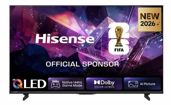 Hisense 50" E7S Pro, 4K Ultra HD 3840x2160, QLED, Quantum Dot, 144Hz, HDR 10+ adaptive, HLG, Dolby Vision - 50E7S_PRO