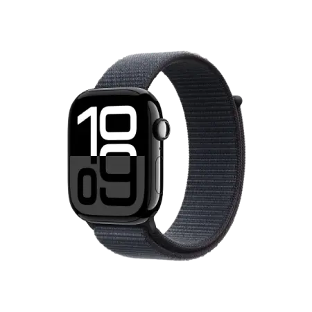 APPLE Watch Series 10 GPS 42mm Jet Black Aluminium Case with Ink Sport Loop -  (К)  - MWWG3QF/A (8 дни доставкa)