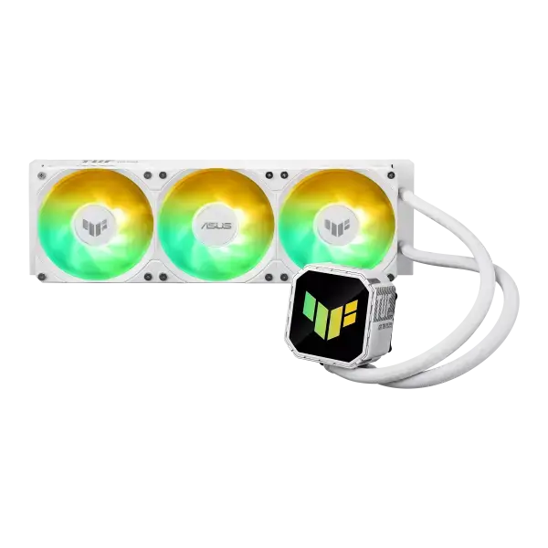 Охладител за процесор ASUS TUF Gaming LC III 360 ARGB White Edition - ASUS-FAN-TUF-III-360-A-WH