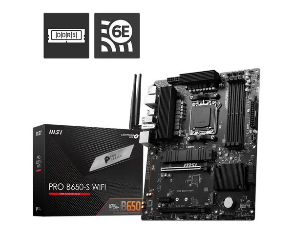 Дънна платка MSI PRO B650-S WIFI - 69073