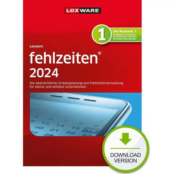 ESD Lexware Fehlzeiten 2024 - 1 Device, 1 Year - ESD-DownloadESD -  (К)  - 08851-2037 (8 дни доставкa)