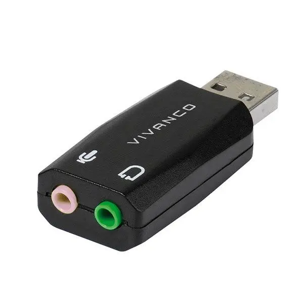 Vivanco Външна звукова карта USB 2.0 36657