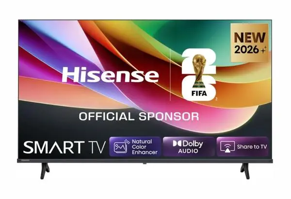 Hisense 32" A4S, HD 1366x768,3000:1, DLED, HLG, DTS Virtual X, Smart TV, WiFi, WiFi Direct, BT, VIDAA U7 - 32A4S
