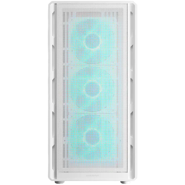 COUGAR AIRFACE PURE PRO PC Case, Mid Tower, White - CGR-2GA5W-P