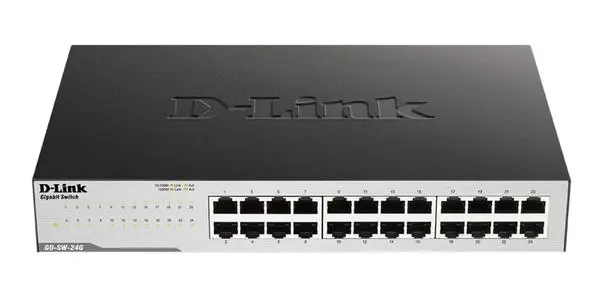 D-Link 24-Port Gigabit Easy Desktop Switch - GO-SW-24G