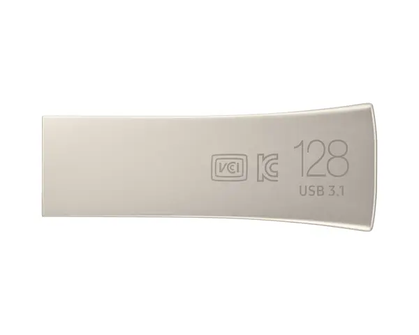 USB памет Samsung BAR Plus, 128GB, USB-A, Сребриста, SAM-USB-MUF128BE3