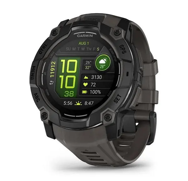Garmin Instinct 3 - 50 мм, AMOLED - Instinct 3 - 50 мм, AMOLED - Black с Charcoal каишка - 010-03020-00