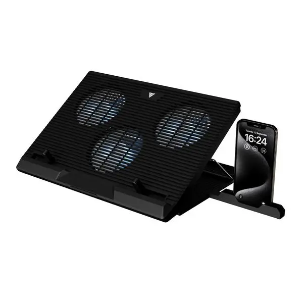 Gamdias Gamdias Охладител за лаптоп Gaming Notebook Cooler 19" AETHER E1 USB Hub, Phone Stand - AETHER-E1