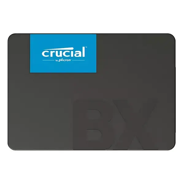 Памет SSD 500GB Crucial BX500, SATA 6Gb/s, 2.5" (6.35 cm), скорост на четене 550 MB/s, скорост на запис 500 MB/s, CT500BX500SSD1
