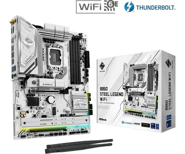 Дънна платка ASROCK B860 STEEL LEGEND WIFI (70766)