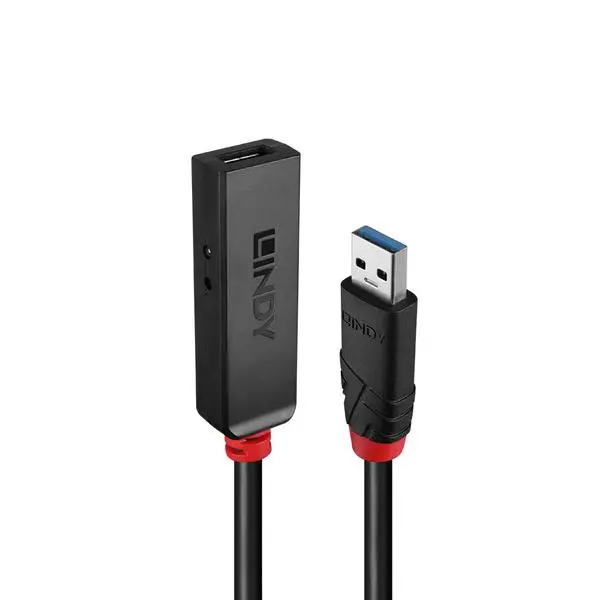 LINDY USB 3.0 активен удължител, slim, 10.0 м - LNY-43403