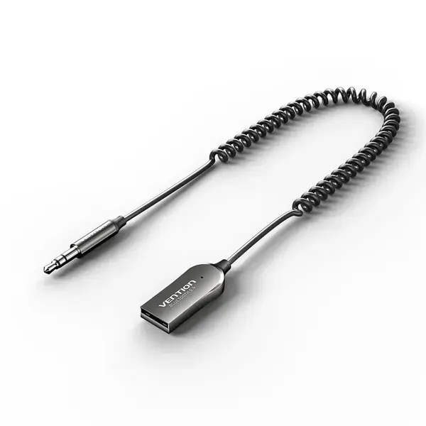 Vention Блутут за кола за разговори и музика Car Bluetooth 5.4 audio receiver USB, 3.5mm jack - NAIHG