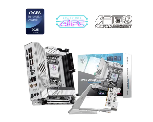 MSI MPG Z890I EDGE TI WIFI (Z890,S1851,ATX,DDR5) -  (A)   - 7E33-001R (8 дни доставкa)