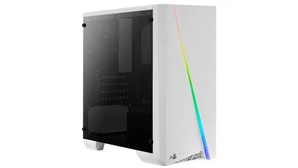 AeroCool кутия mATX Cylon Mini White RGB - ACCS-PV12012.21