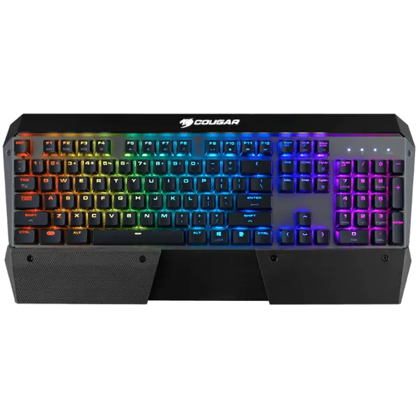 COUGAR ATTACK X3 -  Iron Gray - Red Cherry MX RGB Mechanical Gaming Keyboard,N-key rollover (USB mode support) - CG37ATRM1MG1002