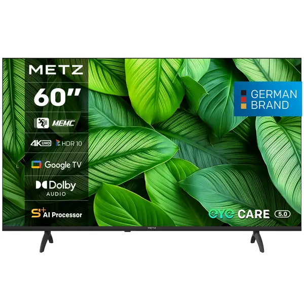 Телевизор METZ 60" 60MUF7000Z Ultra HD 4K LED Google TV, Клас E - METZ-TV-60MUF7000Z