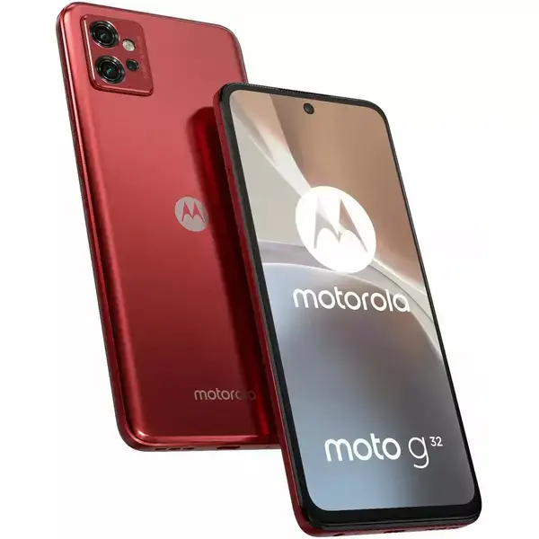 Смартфон Motorola Moto G32, 6GB, 128GB, Satin Maroon - PAUU0026RO