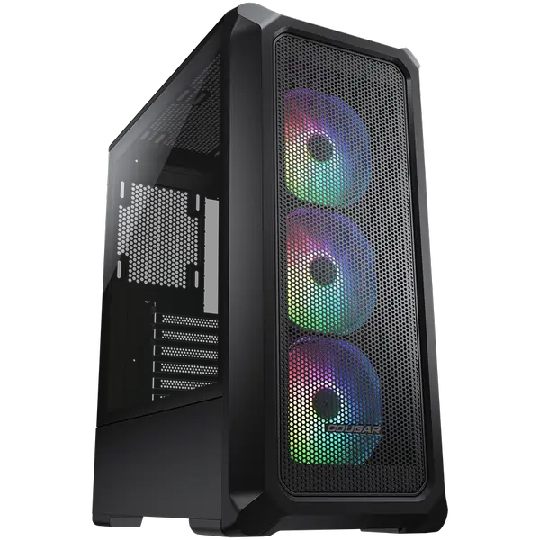 COUGAR Archon 2 Mesh RGB PC Case, Mid Tower, Black - CGR-5CC5B-MESH-RGB