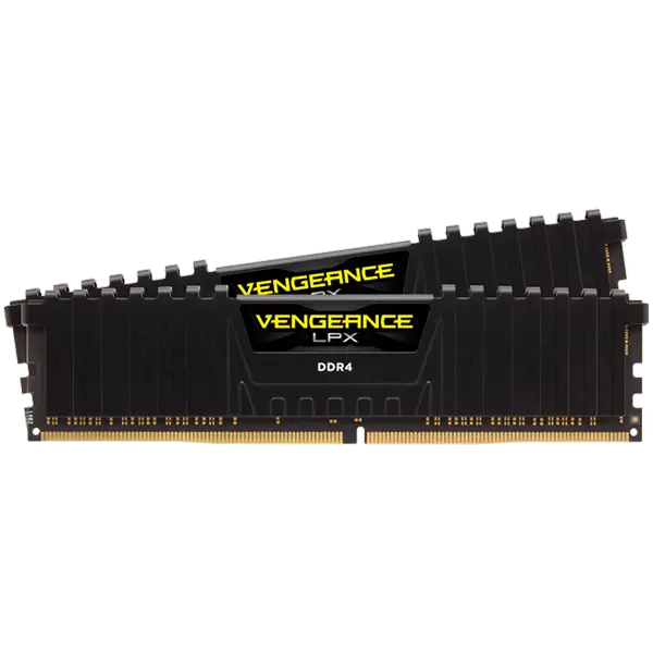 Corsair DDR4, 3200MHz 16GB 2x8GB DIMM, Unbuffered, 16-18-18-36, SPD base 2666, XMP 2.0, Vengeance LPX Black Heatspreader, Black PCB, 1.35V, for Ryzen/AM4, EAN:0843591031110 - CMK16GX4M2Z3200C16