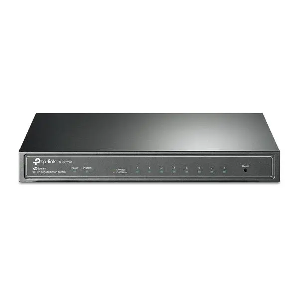 8-портов Gigabit smart комутатор TP-Link JetStream TL-SG2008EU (v)