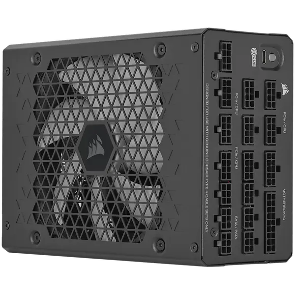 Захранване CORSAIR HX1500i, 1500 Watt, ATX 3.1, PCIe 5.1, 80 PLUS Platinum - CP-9020309-EU