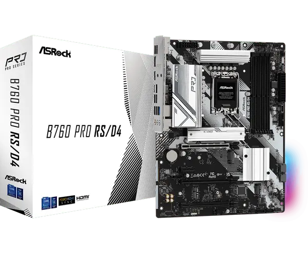 Дънна платка ASROCK B760 PRO RS/D4 - 69797