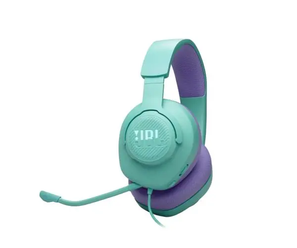 Преглед на JBL Quantum 100M2 CYN жични слушалки за игри