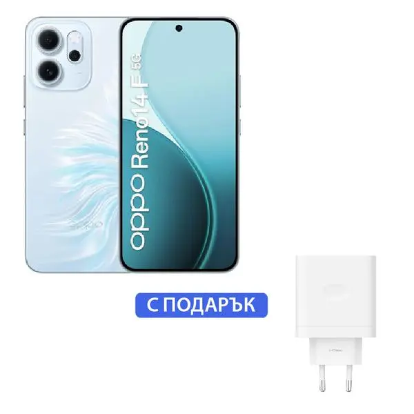 Мобилен телефон Oppo Reno 14 F Opal Blue 8+256GB (v)