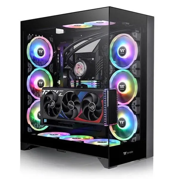 Кутия Thermaltake CTE E660 MX, EATX/ATX/mATX/Mini-ITX, 2x USB 3.0, с прозорец, черна, без захранване