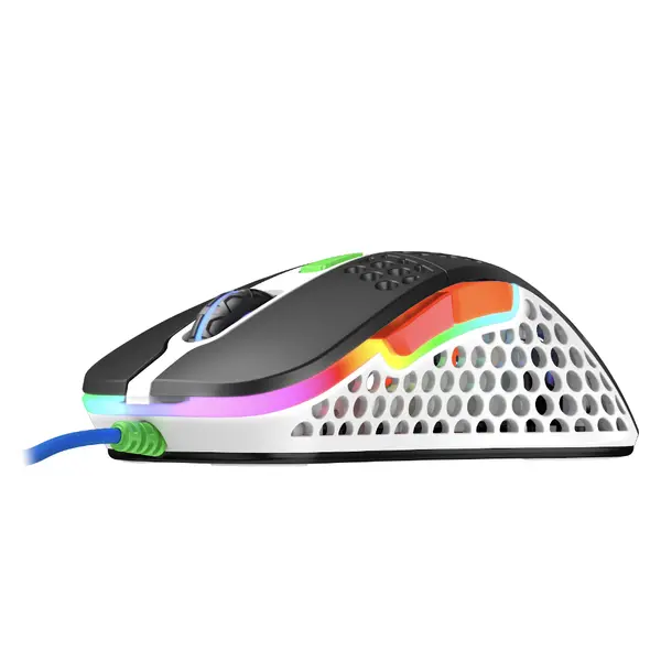 Геймърска мишка Xtrfy M4 Street, RGB, Бял - XTRFY-MOUSE-1262