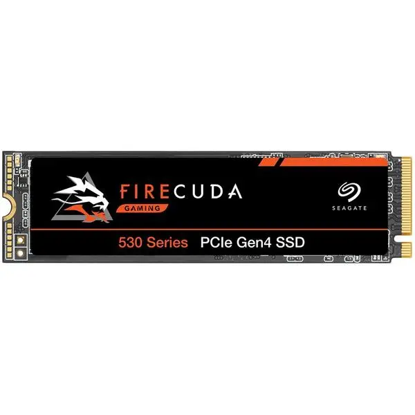 Seagate® FireCuda™ 530, 1TB SSD, M.2 2280-D2 PCIe 4.0 NVMe, Read/Write: 7,300 / 6,000 MB/s, EAN: 8719706420426 - ZP1000GM3A013